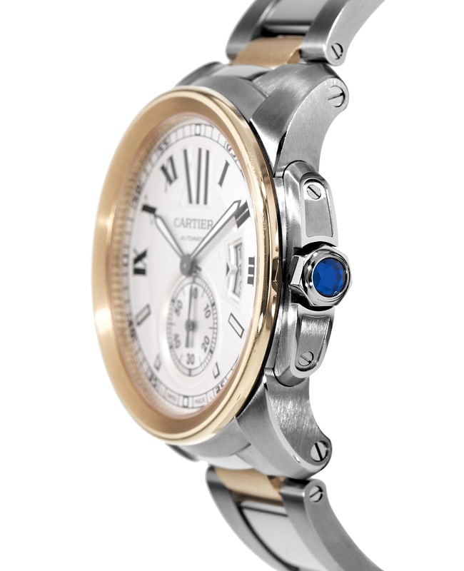 Cartier Calibre de Cartier Two Tone Men's Watch W7100036 Cartier Calibre de Cartier Two Tone Men's Watch W7100036