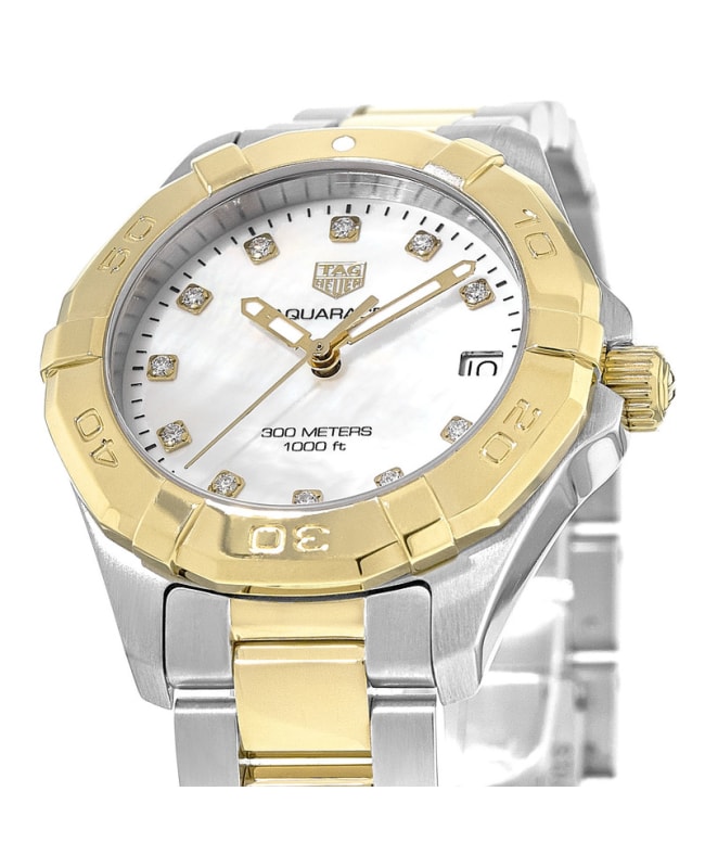 Tag Heuer Aquaracer Lady 300M 27MM Yellow Gold & Steel