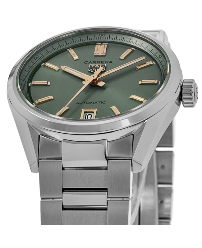 TAG Heuer Carrera Date 36mm Ladies Watch Green WBN2312.BA0001