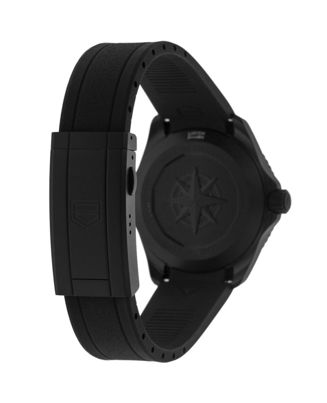 Tag heuer aquaracer black rubber strap deals