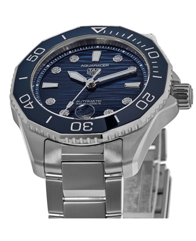 Tag heuer aquaracer deals 300m blue dial