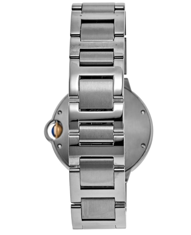 Cartier Ballon Bleu 36mm 18kt Rose Gold Diamond Bezel Two Tone Band Women s Watch WE902081 PO