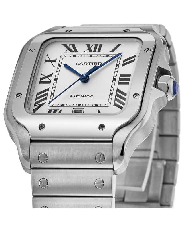 CRWSSA0029 - Santos de Cartier watch - Medium model, automatic