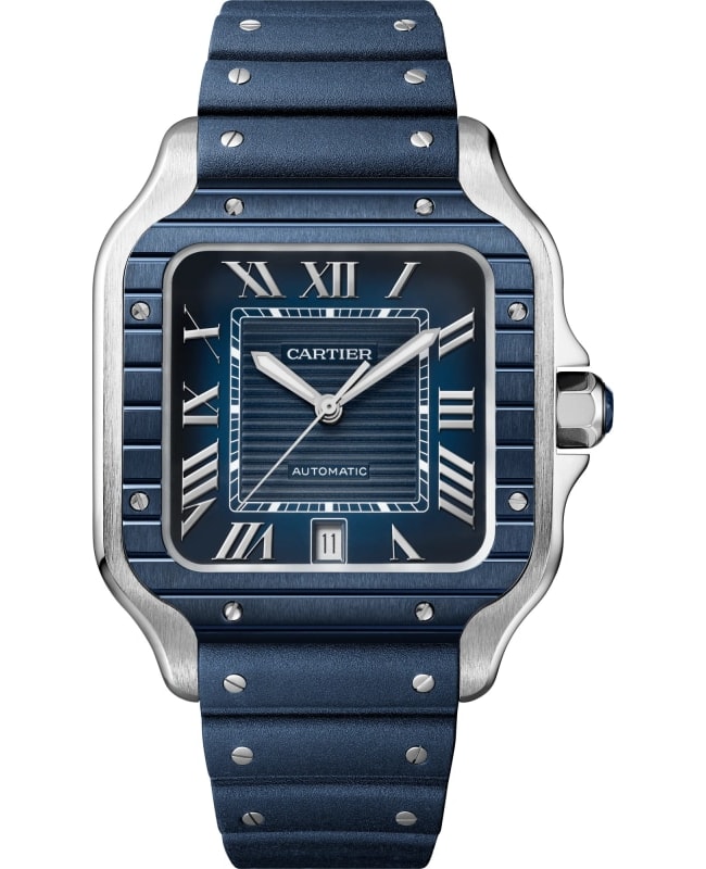 Cartier blue mens watch best sale