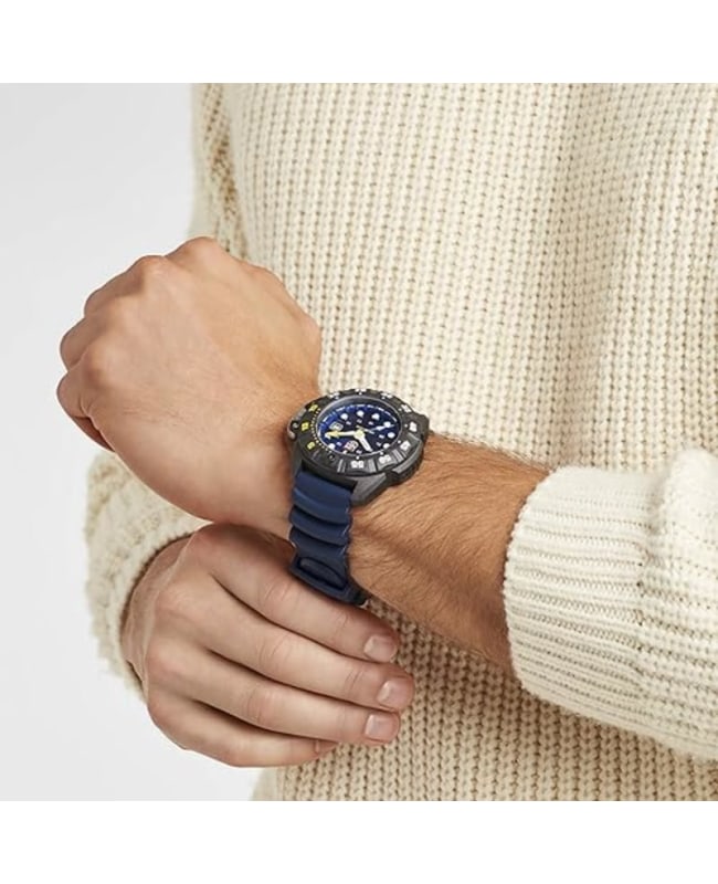 Luminox Scott Cassell Deep Dive Blue Dial Rubber Strap Men's Watch XS.1553