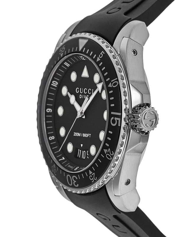 Gucci rubber watch sale
