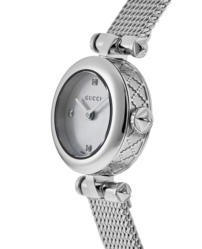 GUCCI_正規品 DIAMANTISSIMA レディース 腕時計☆YA141512 グッチ ディアマンティッシマ ダイヤ レディース YA141512