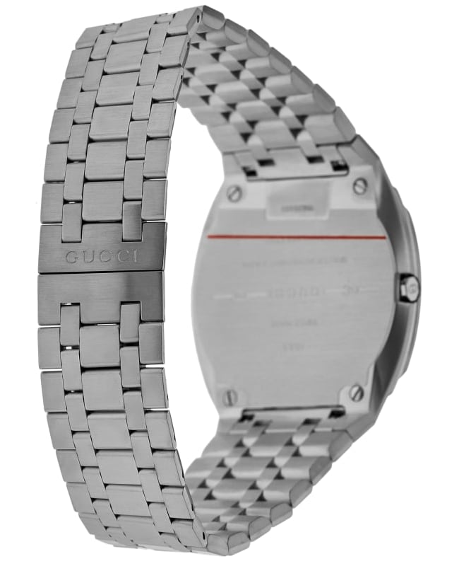 Gucci 25H 34mm Silver Dial Steel Women's Watch YA163402