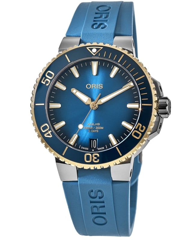 Oris Aquis Date Blue Dial Rubber Strap Men’s Watch 01 400 7769 6355-07 4 22 75FC 01 400 7769 6355-07 4 22 75FC