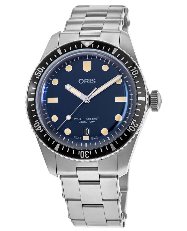 Oris Divers Sixty-Five Blue Dial Stainless Steel Men’s Watch 01 733 7707 4055-07 8 20 18 01 733 7707 4055-07 8 20 18