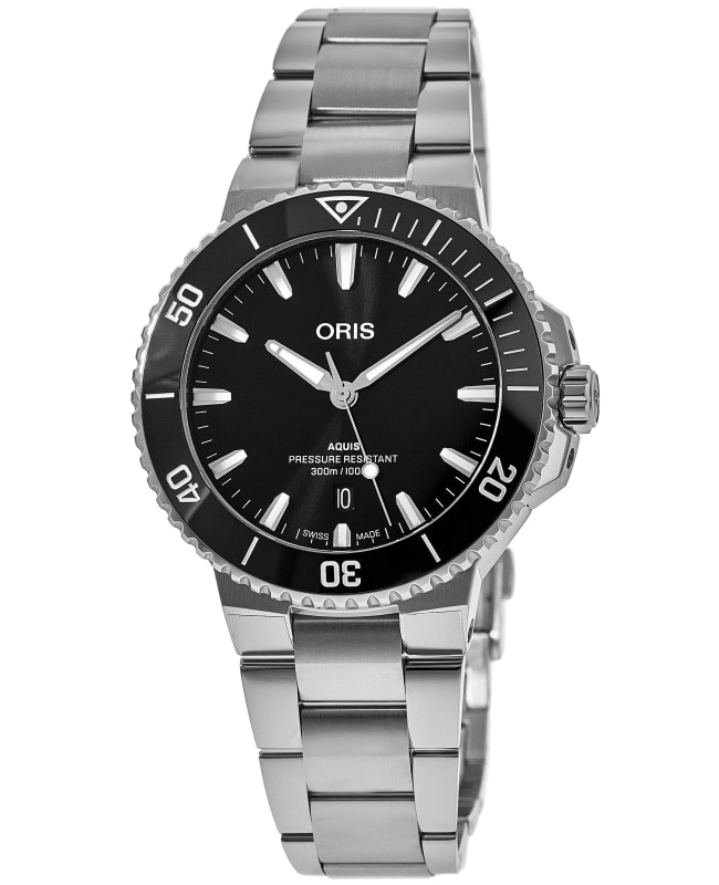 Oris Aquis Date Automatic Black Dial Steel Men's Watch 01 733 7787 4154-07 8 22 04PEB