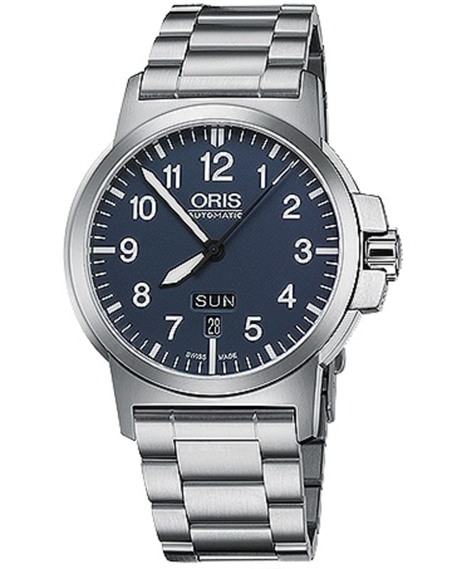 Oris BC3 Advanced Day Date Blue Dial Stainless Steel Men's Watch 01 735 7641 4165-07 8 22 03