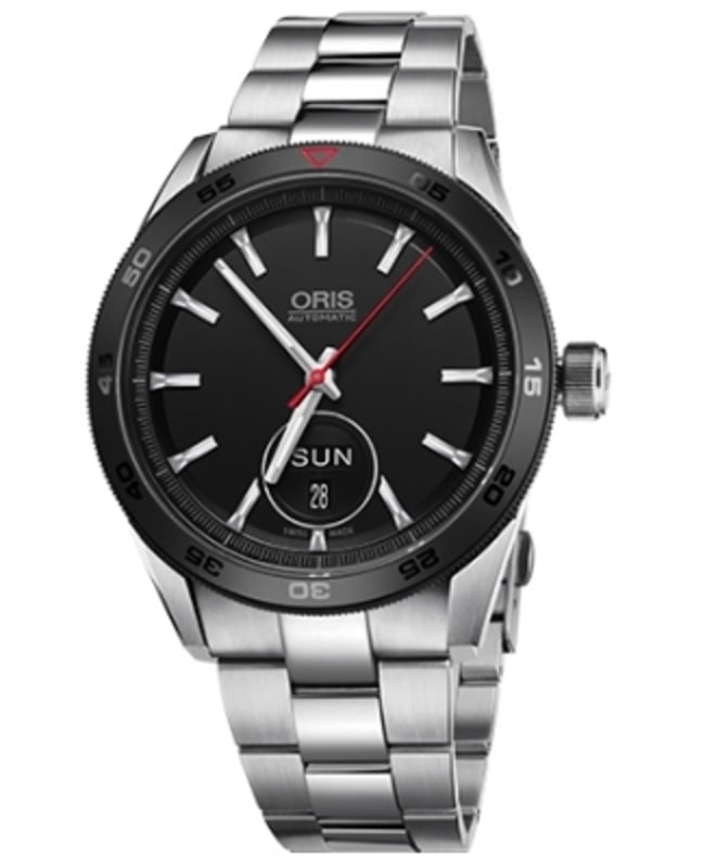 Oris Artix GT Day Date Black Dial Stainless Steel Men's Watch 01 735 7662 4424-07 8 21 87