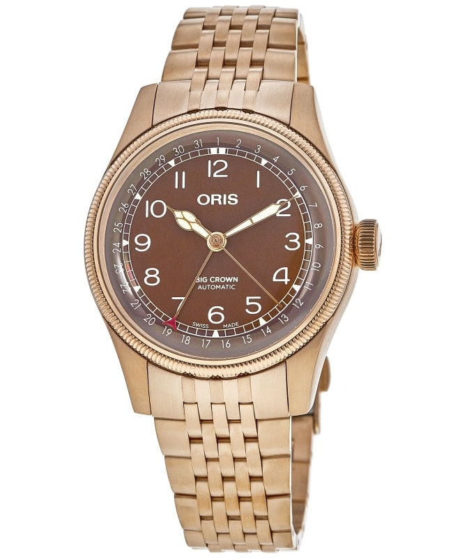 Oris Big Crown Pointer Date Automatic Brown Dial Bronze Men's Watch 01 754 7741 3166-07 8 20 01