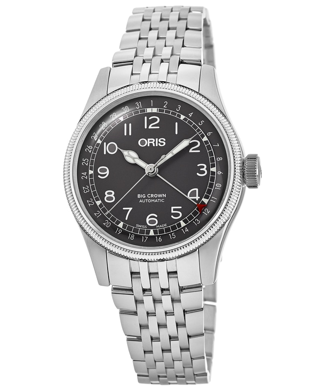 Oris Big Crown Pointer Date Black Dial Stainless Steel Men’s Watch 01 754 7741 4064-07 8 20 22 01 754 7741 4064-07 8 20 22