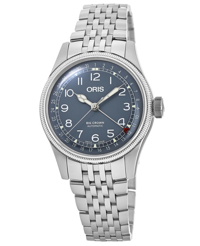 Oris Big Crown Pointer Date Blue Dial Stainless Steel Men’s Watch 01 754 7741 4065-07 8 20 22 01 754 7741 4065-07 8 20 22