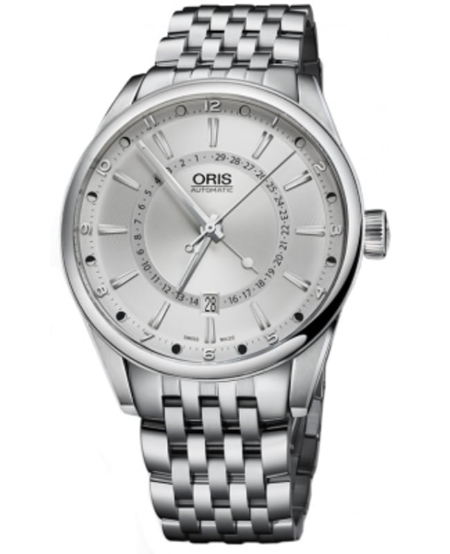 Oris Artix Pointer Day, Date Silver Dial Stainless Steel Men's Watch 01 755 7691 4051-07 8 21 80