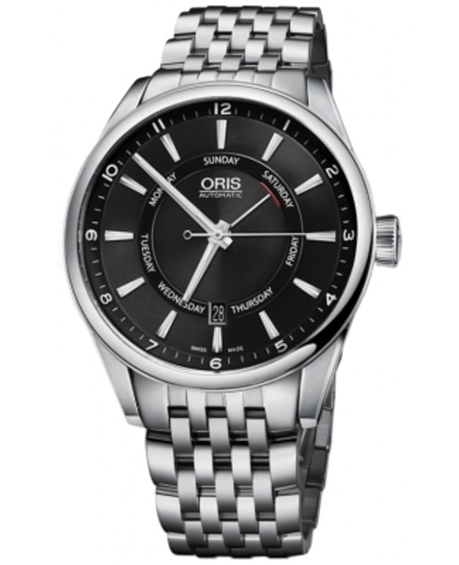 Oris Artix Pointer Day, Date Black Dial Stainless Steel Men's Watch 01 755 7691 4054-07 8 21 80