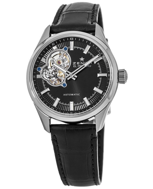 Zenith El Primero Synopsis 40mm Black Dial Leather Strap Zenith El Primero Synopsis 40mm Black Dial Leather Strap