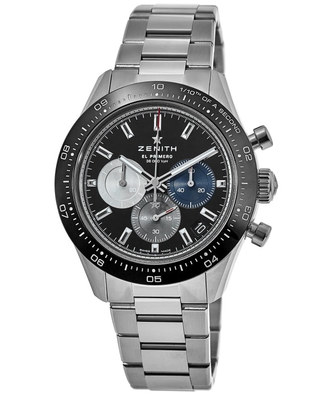 Zenith Chronomaster Sport Ceramic Bezel Black Dial  Men’s Watch 03.3100.3600/21.M3100 03.3100.3600/21.M3100