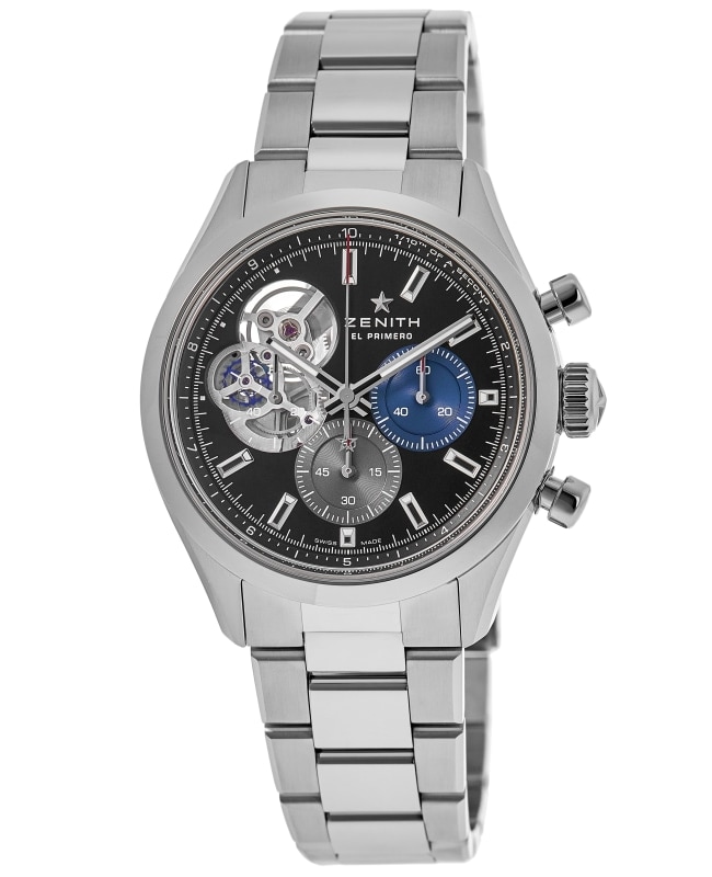 Zenith Chronomaster Open Automatic Chronograph Black Dial Steel Men's Watch 03.3300.3604/21.M3300
