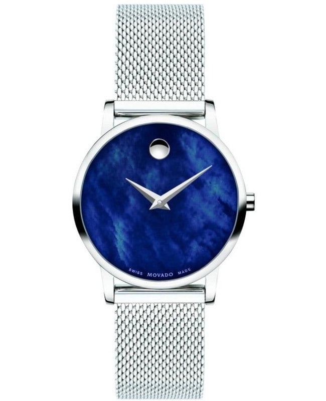 movado mother of pearl watch