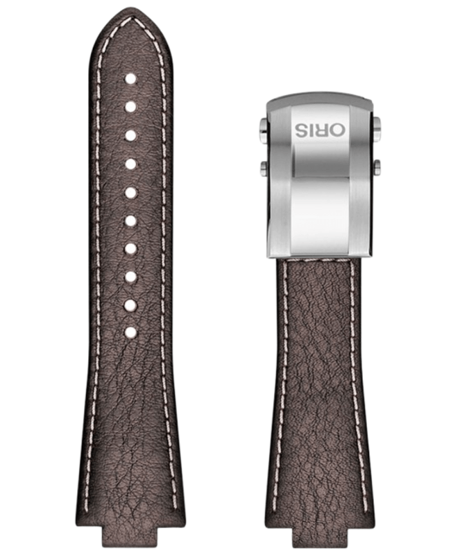 Oris Aquis Brown Leather Unisex Strap 07 24 10EB