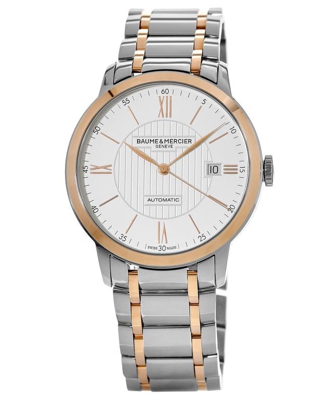 Baume & Mercier Classima Executives Automatic 40mm Two-tone Silver Dial Men’s Watch 10217 10217