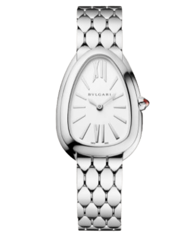 Bulgari Serpenti White Dial Steel Women’s Watch 103141 103141