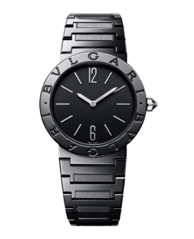 Bulgari BVLGARI BVLGARI Black Dial Black Steel Women's Watch 103557