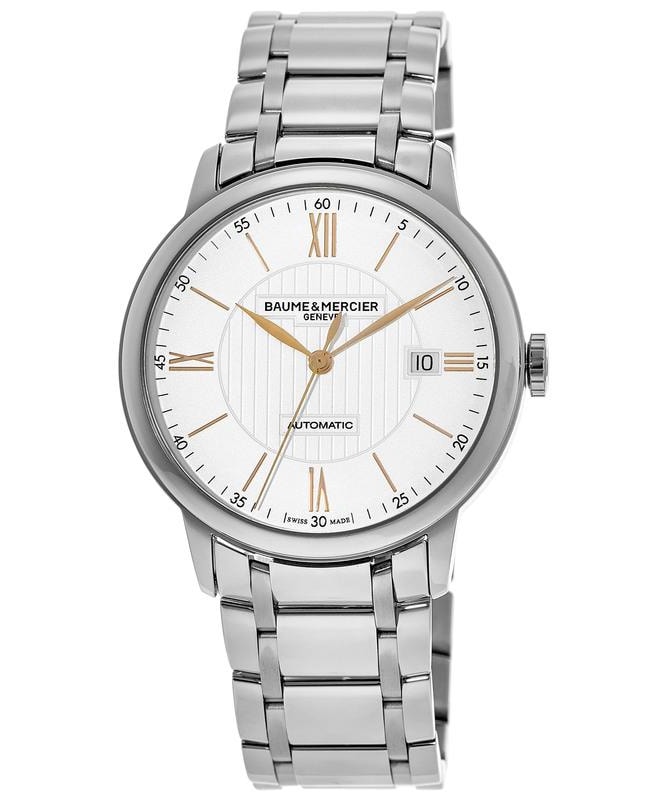 Baume & Mercier Classima Automatic Silver Dial Steel Men’s Watch 10374 10374