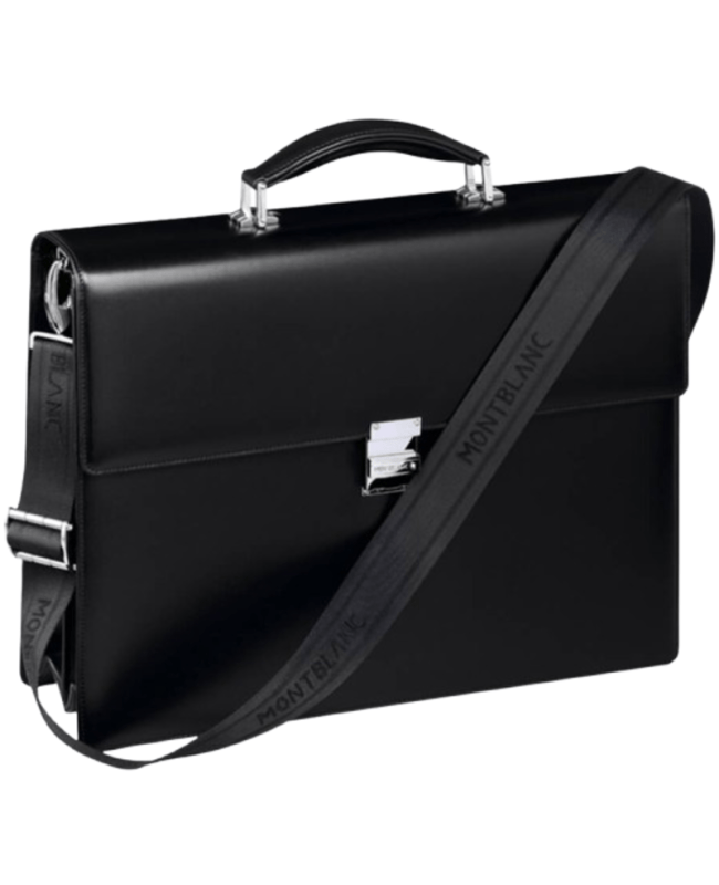 MONT BLANC ブラック ビジネスバッグ レザー MONT BLANC ブラック ビジネスバッグ レザーの通販 | NEXTGENINVESTING