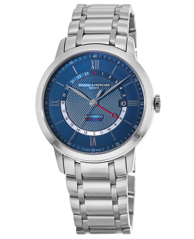 Baume & Mercier Classima Automatic Blue Dial Steel Men’s Watch 10483 10483