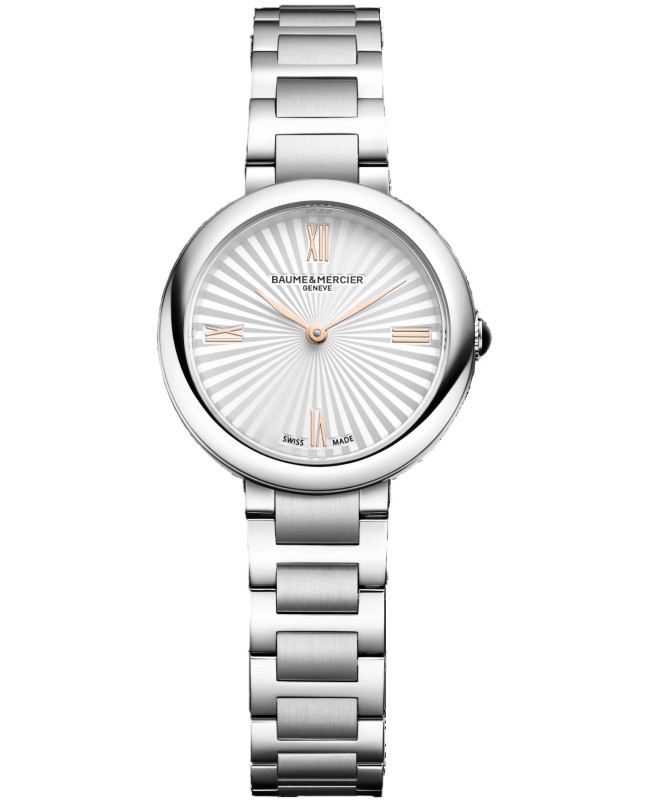 Baume & Mercier The Joia 28mm Silver Dial Stainless Steel Women's Watch 10848