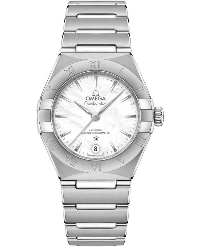 Omega Constellation Manhattan Chronometer 29mm Mother of Pearl Dial Stainless Steel Women's Watch 131.10.29.20.05.001