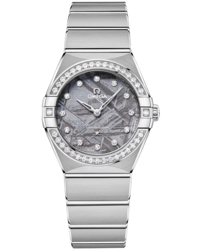 Omega Constellation Diamond Grey Dial Stainless Steel Women's Watch 131.15.28.60.99.001