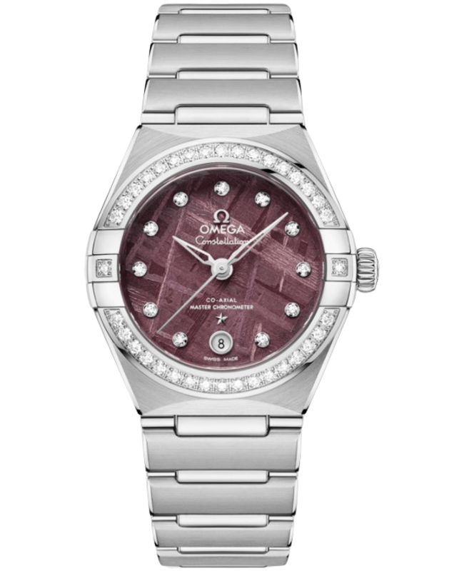 Omega Constellation Chronometer 29mm Diamond Purple Dial Stainless Steel Womens Watch 13115292099001 13115292099001 Omega Constellation Chronometer 29mm Diamond Purple Dial Stainless Steel Womens Watch 13115292099001 13115292099001