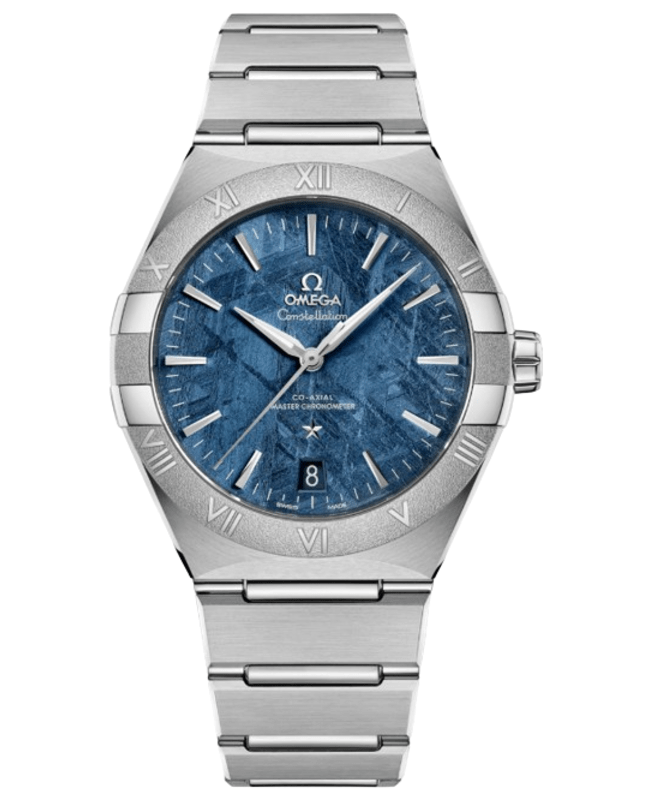 Omega Constellation Co-Axial Master Chronometer Blue Dial Stainless Steel Men's Watch 131.30.41.21.99.003