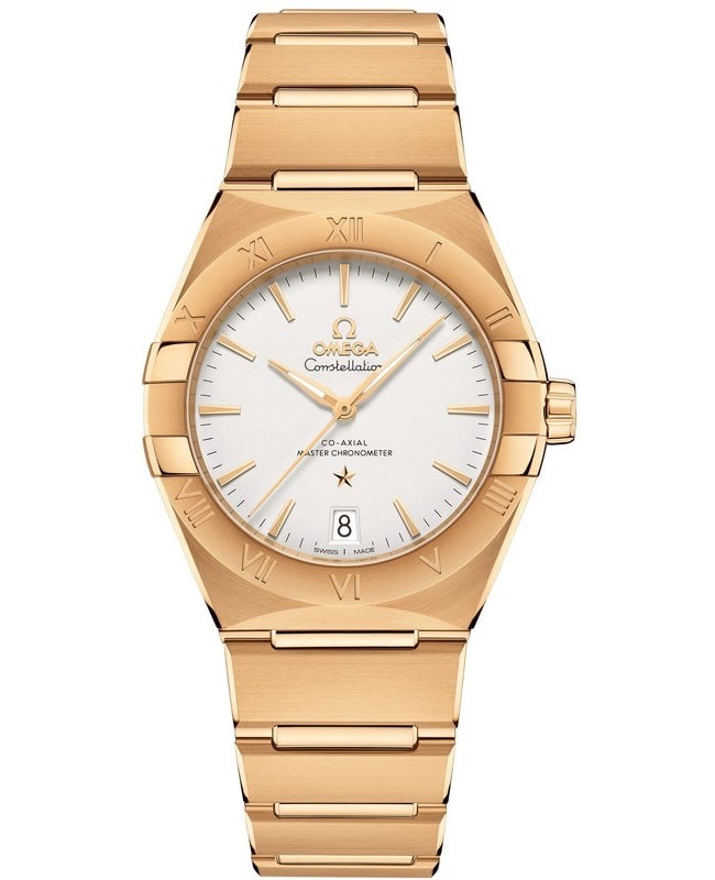 Omega Constellation Co-Axial Master Chronometer Silver Dial Yellow Gold Men’s Watch 131.50.36.20.02.002 131.50.36.20.02.002