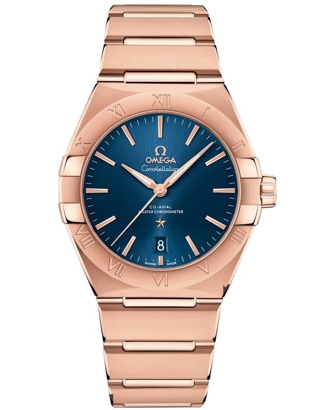 Omega Constellation Co-Axial Master Chronometer Blue Dial Sedna Gold Men’s Watch 131.50.39.20.03.001 131.50.39.20.03.001