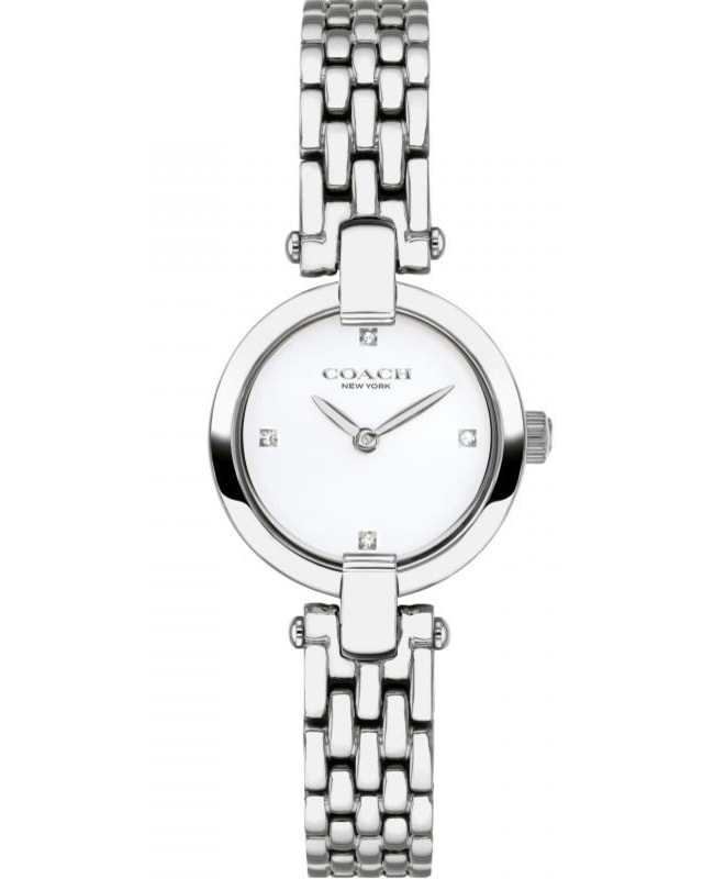 Coach Chrystie White Dial Steel Women’s Watch 14503390 14503390