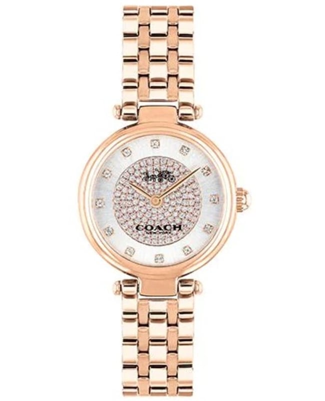 Coach Park Silver Dial Rose Gold Tone Steel Women’s Watch 14503736 14503736