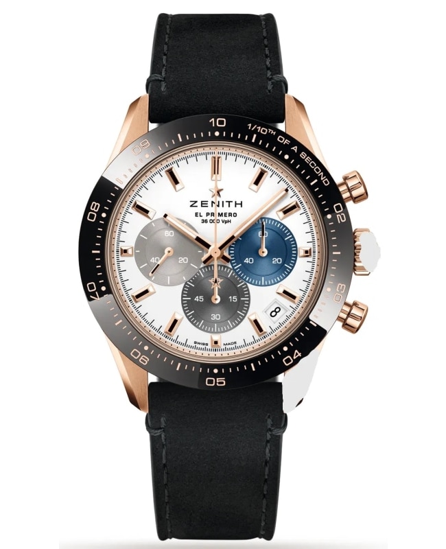 Zenith Chronomaster Sport Daytona White Dial 18kt Rose Gold Men's Watch 18.3100.3600/69.C920 18.3100.3600/69.C920