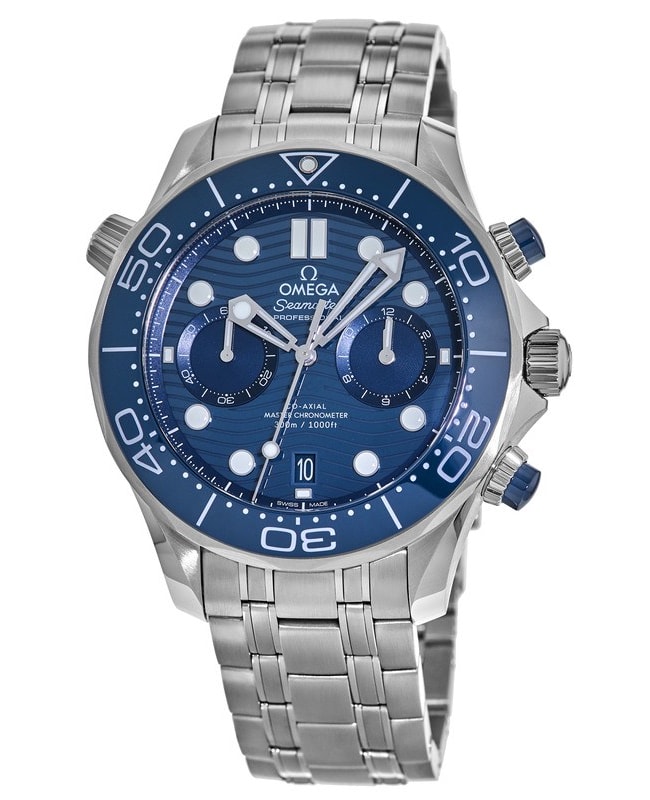 Omega Seamaster Diver 300 M Chronograph Blue Dial Steel Men’s Watch 210.30.44.51.03.001 210.30.44.51.03.001