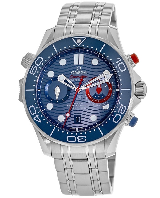 Omega Seamaster 300 Master Co-Axial Chronometer Chronograph America’s Cup Edition Men’s Watch 210.30.44.51.03.002 210.30.44.51.03.002