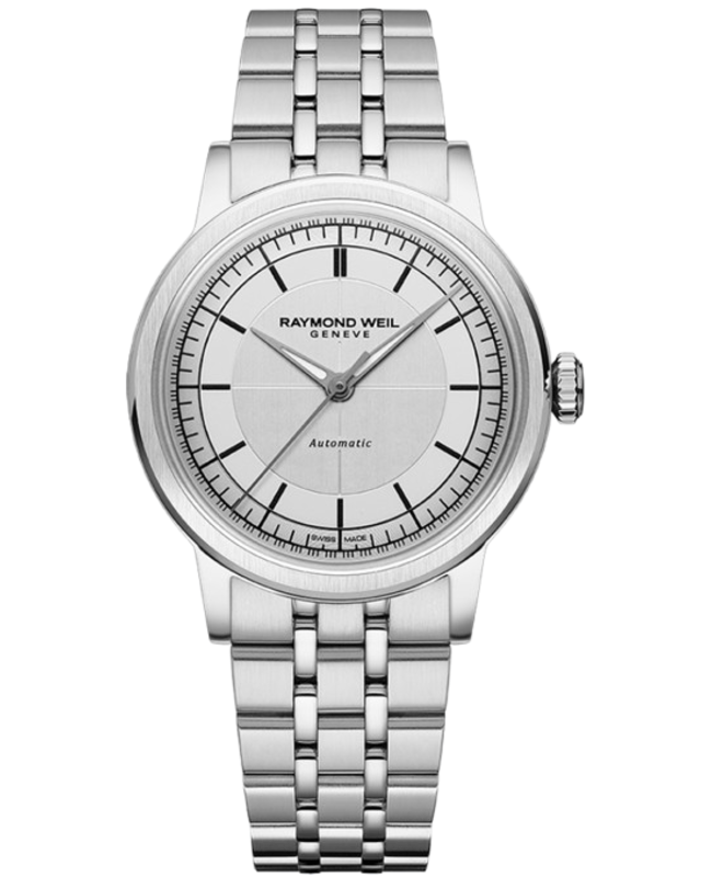Raymond Weil Millesime Automatic Silver Dial Steel Women's Watch 2125-ST-65001