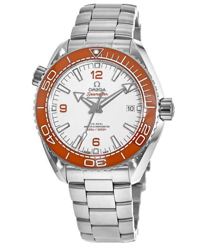 Omega Seamaster Planet Ocean 600M 43.5mm White Dial Stainless Steel Men's Watch 215.30.44.21.04.001