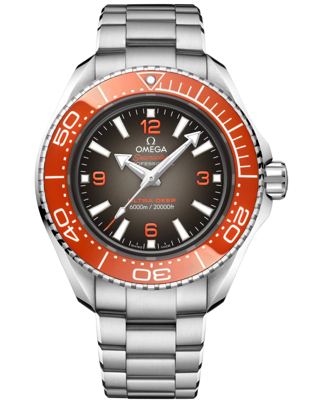 Omega Seamaster Planet Ocean 6000M Co-Axial Master Chronometer 45.5 mm Grey Dial Stainless Steel Men's Watch 215.30.46.21.06.001