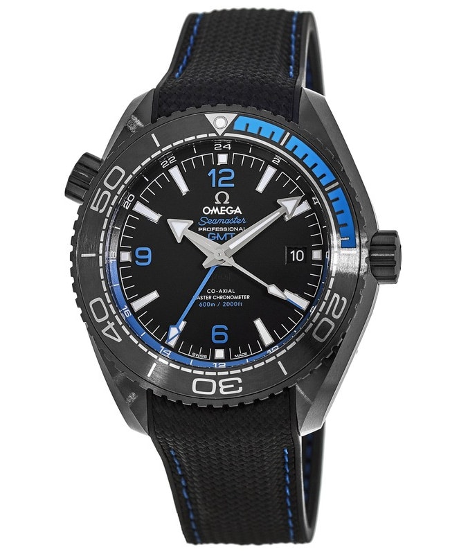 Omega Seamaster Planet Ocean 600M GMT Deep Black Men’s Watch 215.92.46.22.01.002 215.92.46.22.01.002