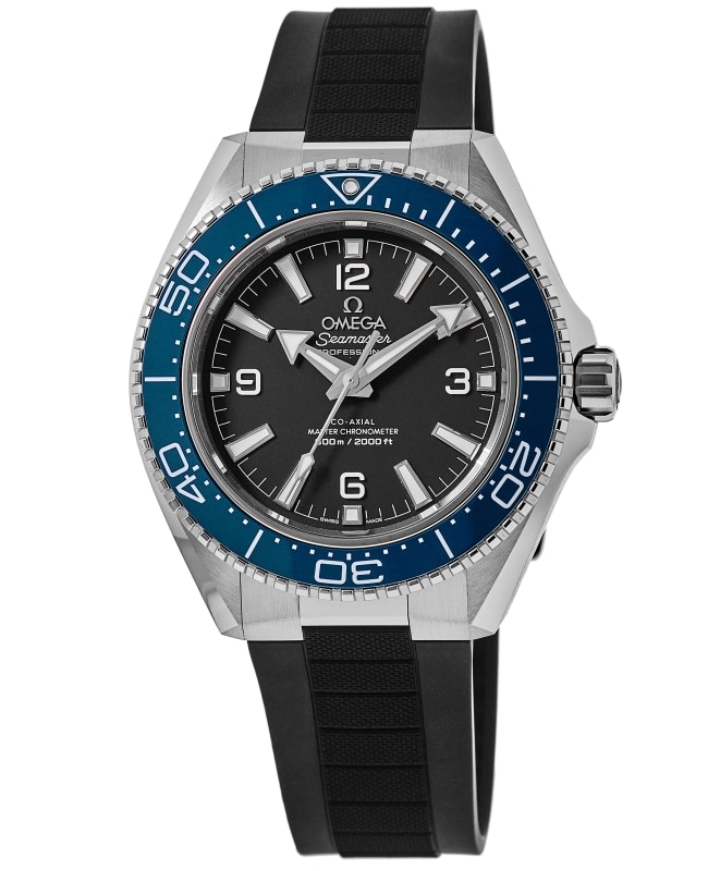 Omega Seamaster Planet Ocean 600M 42mm Black Dial Rubber Strap Men's Watch 217.32.42.21.01.002